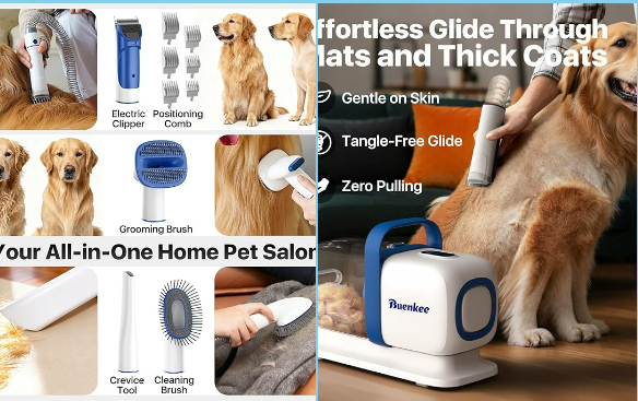 Turn Grooming Day Into Spa Day: The All-in-One Pet Grooming Vacuum That Keeps Fur Under Control