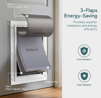 Give Them the Freedom to Come & Go: The 3-Flap Pet Door That Makes Life Easier for Pets—and Their Humans