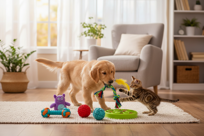 How to Choose the Best Pet Toys for Dogs and Cats Based on Age and Activity Level
