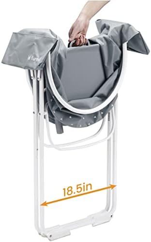 Furesh Portable Foldable Dog Bathtub for Small & Medium Dogs (Gray) - Image 4