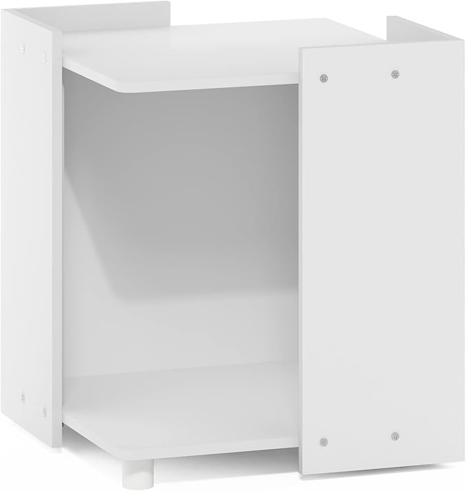 Furinno Peli Litter Box Enclosure, Solid White - Image 5