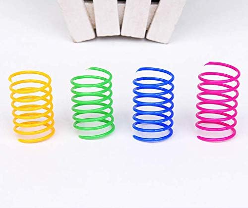 ISMARTEN Cat Spring Toy, Cat Kittens Toys Plastic Coil Spiral Springs - Image 9