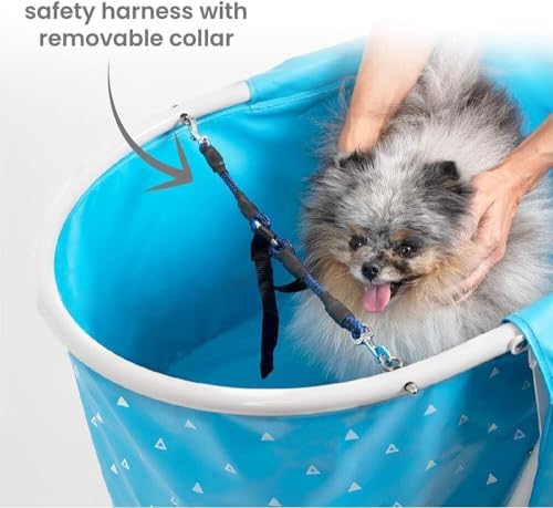 Furesh Portable Foldable Dog Bathtub for Small & Medium Dogs (Blue) - Image 5