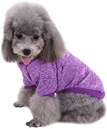 Jecikelon Dog Clothes Dogs Sweater Soft Puppies Clothing Winter Puppy Sweaters - Image 3