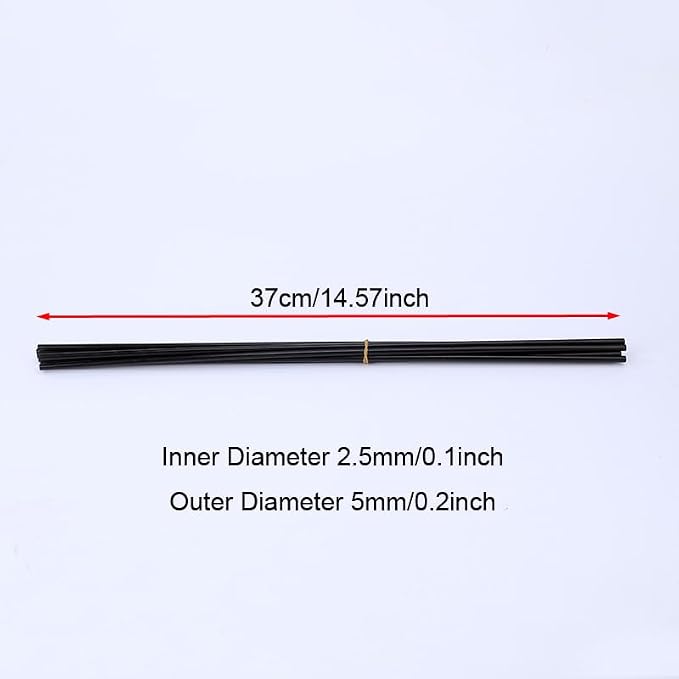 10 Pack Cat Interactive Toy Wand Replacement Rod 15'' DIY Kitten Teaser Plastic - Image 2
