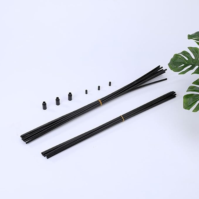 10 Pack Cat Interactive Toy Wand Replacement Rod 15'' DIY Kitten Teaser Plastic - Image 4