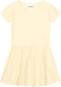 Mud Kingdom Little Girls Dresses Cotton Summer Holiday Cute Cat Dress Short by MudKingdom