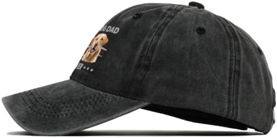 Personalized Vintage Washed Denim Dad Hat, Custom Baseball Cap - Image 3