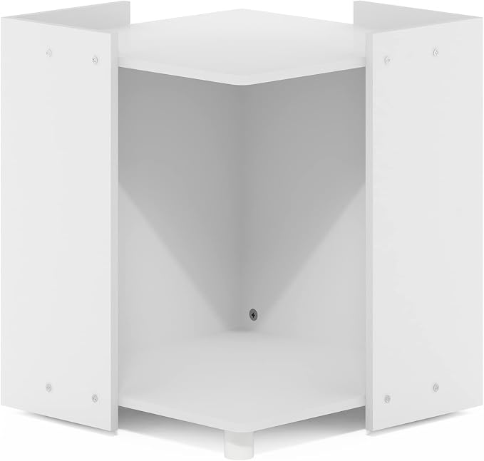 Furinno Peli Litter Box Enclosure, Solid White - Image 4