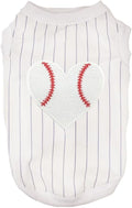 Petitebella Baseball Heart Puppy Dog Shirt by Petitebella