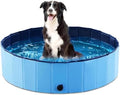 Jasonwell Foldable Dog Pet Bath Pool Collapsible Dog Pet Pool Bathing Tub Kiddie Pool Doggie Wading Pool for Puppy Small Medium Large Dogs Cats and Kids 39.5" Blue by Jasonwell