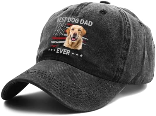 Personalized Vintage Washed Denim Dad Hat, Custom Baseball Cap - Image 2