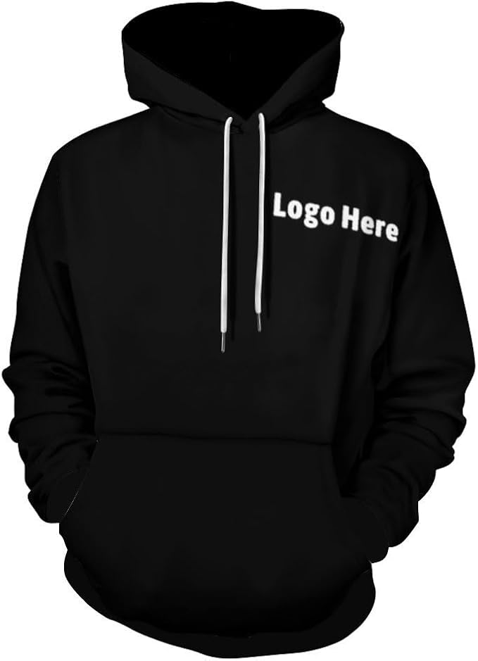 Artsadd Custom Face Unisex athletic Pockets Sweatshirt Loose Hoodie Custom by Artsadd