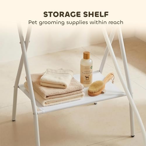 PawHut 2 in 1 Dog Bath Tub Dog Washing Station for Small Pets - Image 5