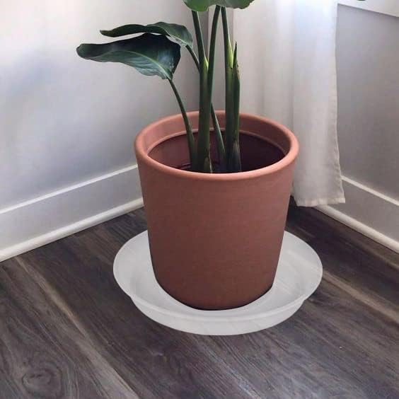 4 Pack of 16 inch Plant Saucer, 1.7" Depth Tray, Large Deep Garden Plastic - Image 5
