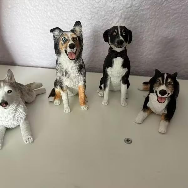 Custom Pet Portrait Cake Topper, Handcrafted Dog Cat Figurine, Personalized Pet - Image 9