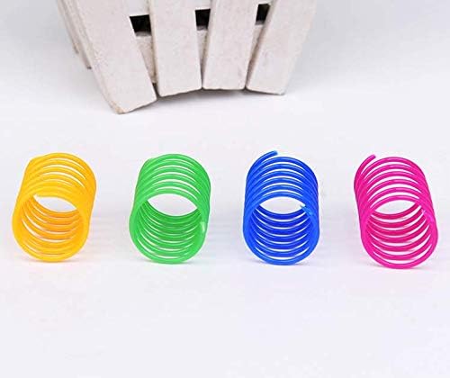 ISMARTEN Cat Spring Toy, Cat Kittens Toys Plastic Coil Spiral Springs - Image 6