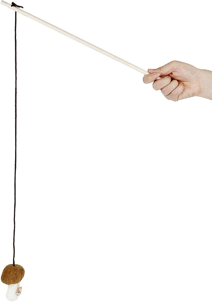 TTcat Cat Wand Toy for Indoor Cats, Wood Cat Stick Toy - Image 5