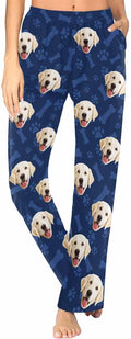 Custom Face Pajamas Pants Personalized Sleepwear Bottoms by MyPupSocks
