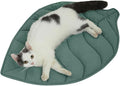 30 X 20 Inch Leaf Shaped Cotton Cat Bed Pad, Warming Cat Mat, Pet Warming Pad by LetalongPetSupplies