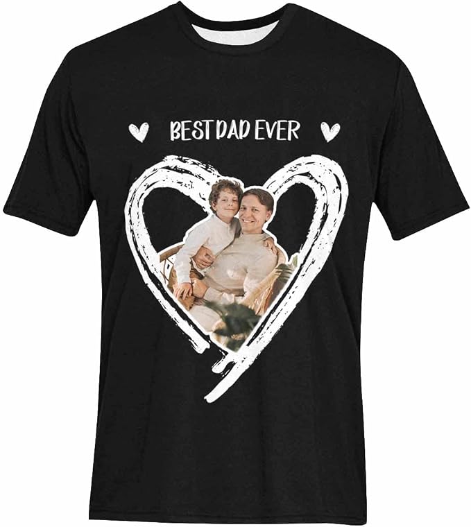Custom T Shirts with Face Photo Text Pet Shirt - Image 3