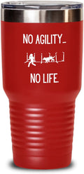 Agility Dog Life, Gift for Agility Enthusiast, Hot Cold Insulated Tumbler by Unknown