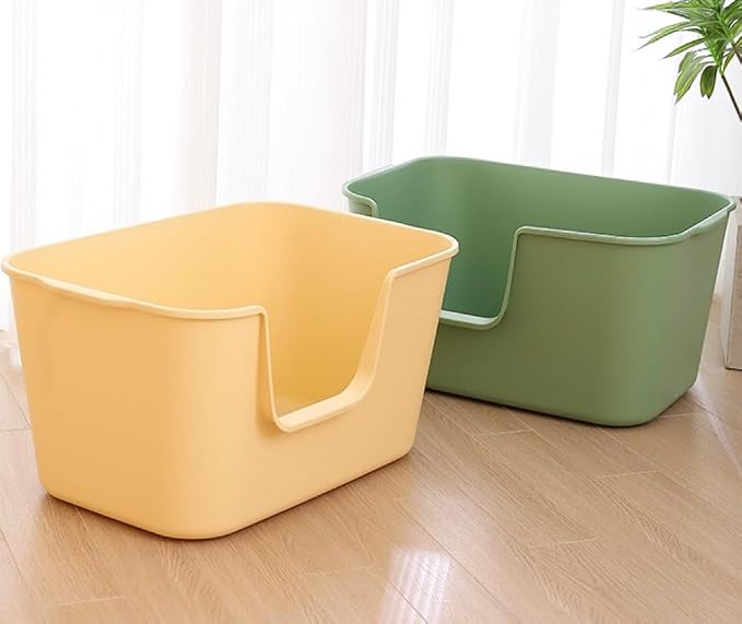 Extra Large Litter Box with High Sides 24.60" Lx16.92 Wx12.99 H, Anti-Splashing - Image 2