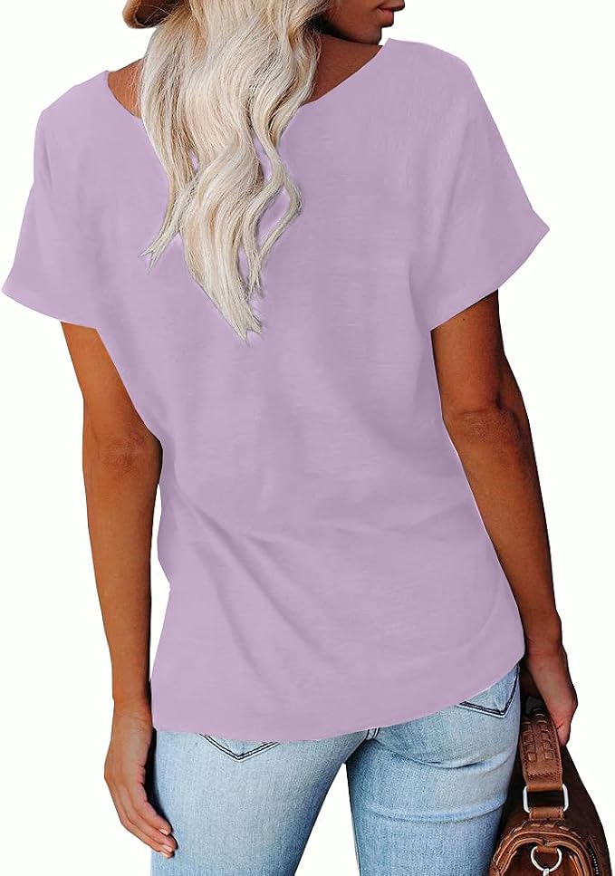NIUBIA Women's T Shirts Summer Tops Simple Heart Graphic Shirts Sayings Short - Image 3