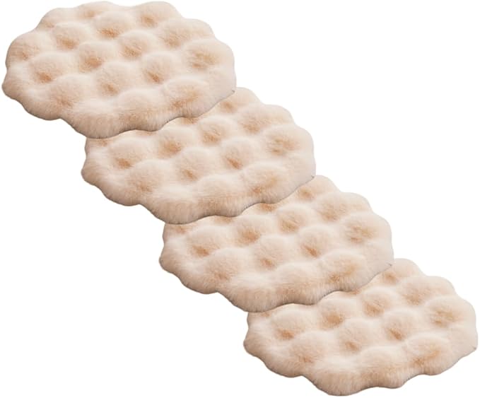 SHENGOCASE Round Faux Rabbit Fur Pet Bed Cushion, 16 inches, Cat Tree Tower by SHENGOCASE