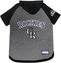 Pets First MLB Colorado Rockies Dog Hoodie Size X-Small, Baseball Shirt by PETSFIRST