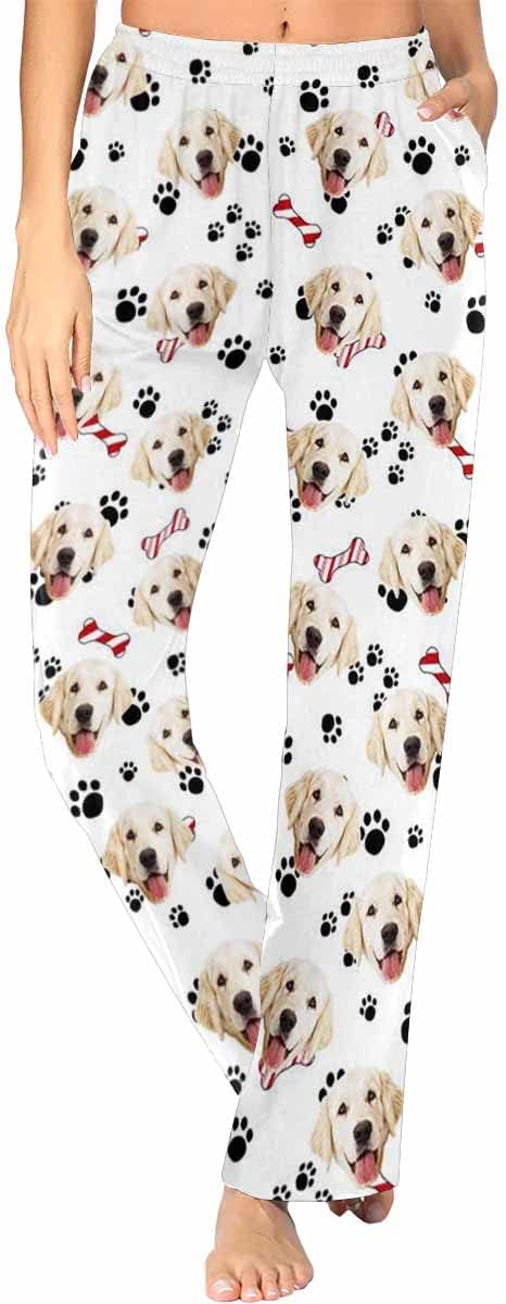 Custom Face Pajamas Pants Personalized Nightwear Bottoms by MyPupSocks