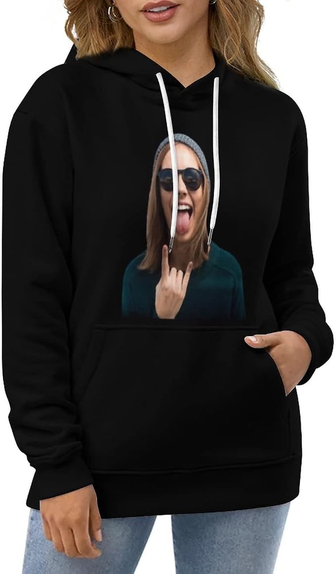 Artsadd Custom Face Unisex athletic Pockets Sweatshirt Loose Hoodie Custom - Image 6