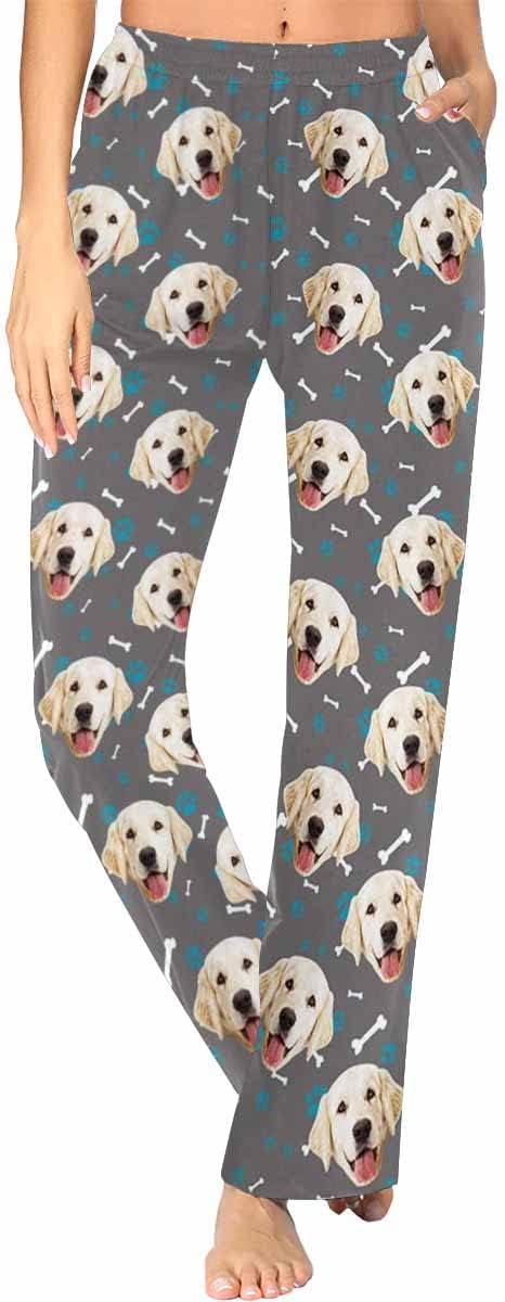 Custom Face Pajamas Pants Personalized Sleepwear Bottoms by MyPupSocks