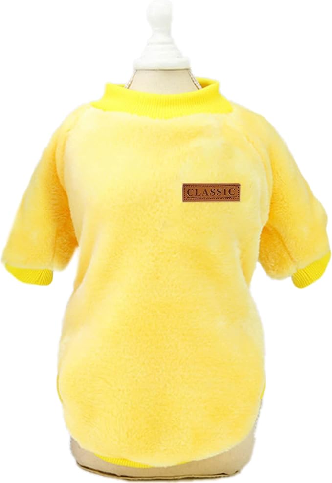 Jecikelon Pet Dog Clothes Dog Sweater Soft Thickening Warm Pup Dogs Shirt - Image 2