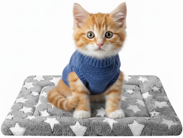 Dog Bed Mat - Soft and Comfortable Dog Kennel Cat Bed, Washable Dog Bed or Cat by SUNSHE