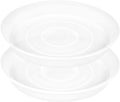 2 Pack of 12 inch Plant Saucer, 1.7" Depth Tray, Large Deep Garden Plastic by Bleuhome