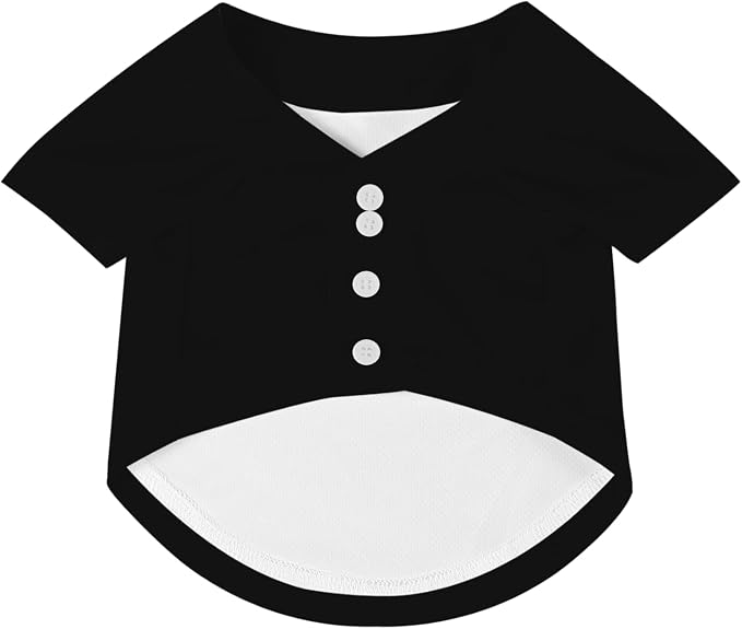 Custom Pet Dog Baseball Jersey Personalized Dog&Cat Jersey Printed Text Logo - Image 3