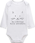My Siblings Have Paws Bodysuit Baby Paws Romper Cat Whiskers Bodysuit Cute Baby by Unknown