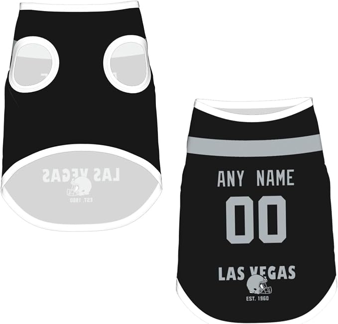 Las Vegas Dog Clothes Jersey Pet Jersey Customized Any Name & Number S-5XL - Image 4