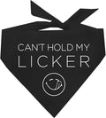 Can’t Hold My Licker Funny Drooler Dog Bandana by TeesTails