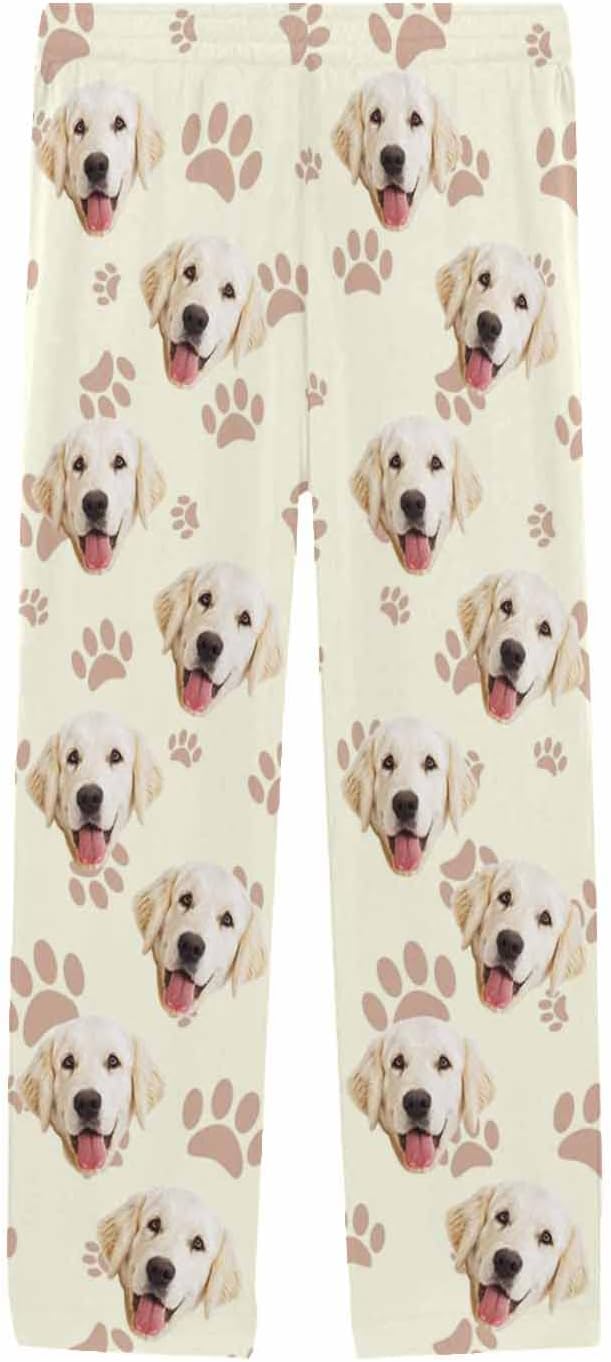 MyPupSocks Customized Face Pajamas Pants Photo Pajama Bottoms - Image 3