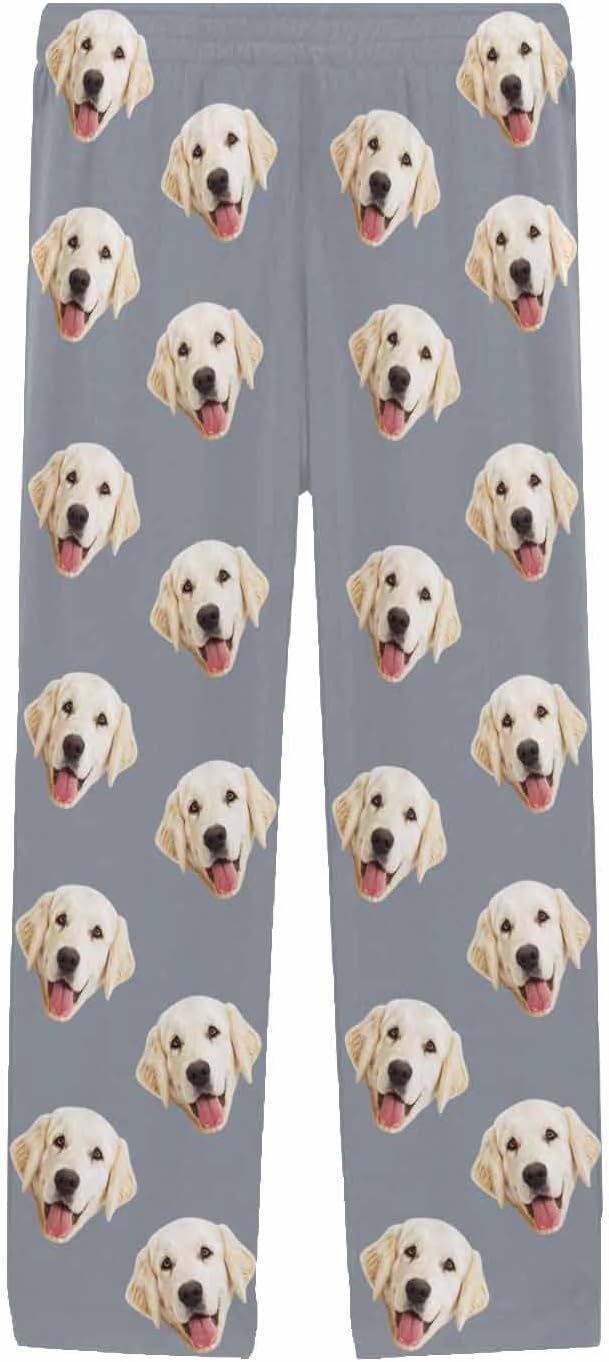MyPupSocks Personalized Face Pajamas Pants Photo Pajama Bottoms - Image 3
