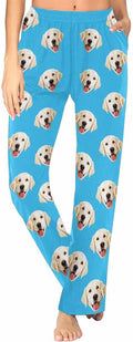 Custom Face Pajamas Pants Personalized Sleepwear Bottoms by MyPupSocks