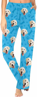 Custom Face Pajamas Pants Personalized Sleepwear Bottoms by MyPupSocks
