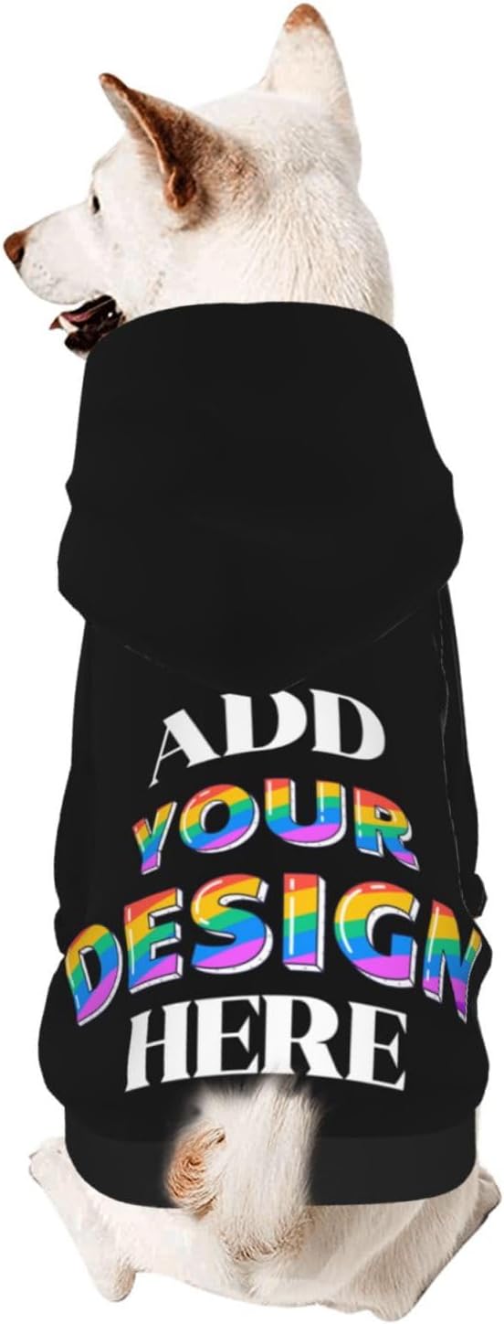 Dog Hoodie Design Your Own Personalized Pet Hoodies Small Pets Wear Shirt by Phyxara