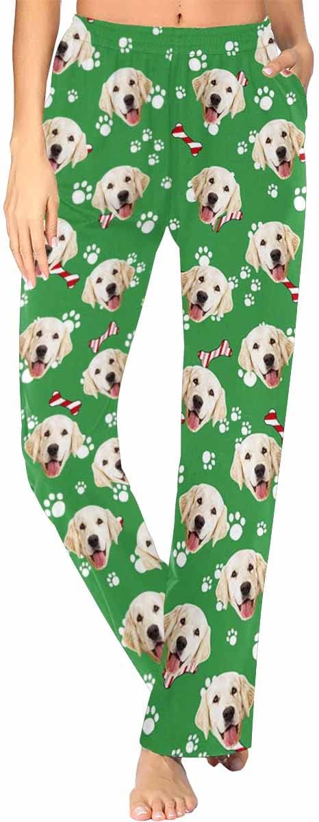Custom Face Pajamas Pants Personalized Nightwear Bottoms by MyPupSocks
