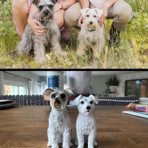 Custom Pet Portrait Cake Topper, Handcrafted Dog Cat Figurine, Personalized Pet - Image 3