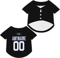 Custom Pet Dog Baseball Jersey Personalized Dog&Cat Jersey Printed Text Logo by Lonhooker