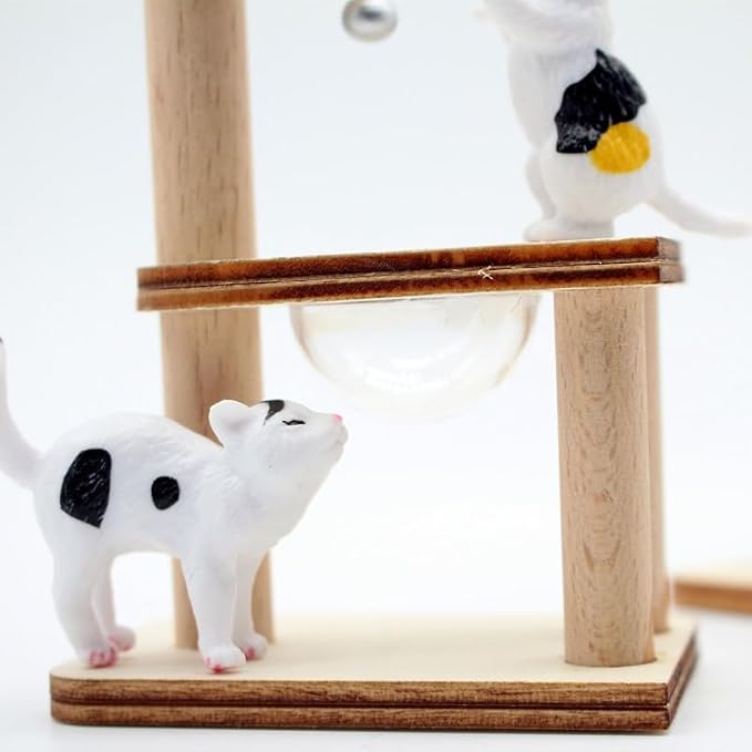 1/12 Scale Accessories Cat Figurines Sets which Including Blue Litter Box - Image 8
