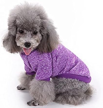 Jecikelon Dog Clothes Dogs Sweater Soft Puppies Clothing Winter Puppy Sweaters - Image 3